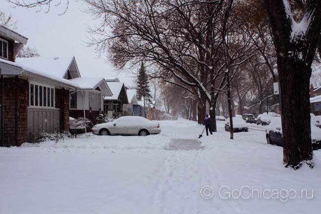 Фотографии Чикаго Зимой / Фотодайджест одного дня в декабре