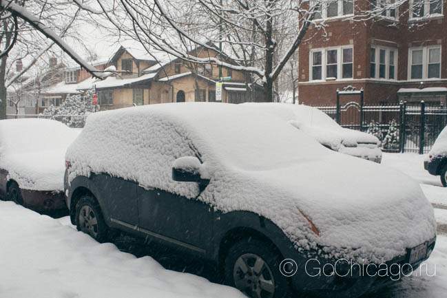 Фотографии Чикаго Зимой / Фотодайджест одного дня в декабре