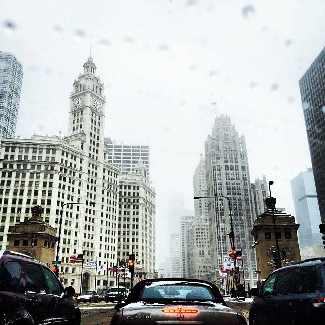 Фотографии морозы в Чикаго10