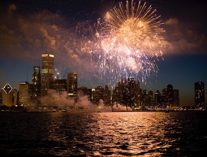 Лучшие места в Чикаго, чтобы смотреть фейерверк 4 июля